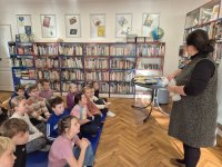 Školní rok 2025/2026 &raquo; Návštěva knihovny 4.A + 4.B