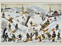 Školní rok 2025/2026 &raquo; První sníh na školním dvoře